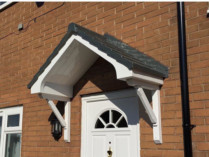 to our world of GRP door canopies Canopies UK